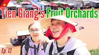 An AMAZING boat tour to the orchards in Tien Giang 🇻🇳 Vietnam Travel Ep: 13