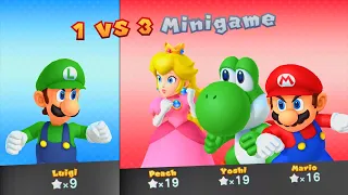 Mario Party 10 - Luigi vs Peach vs Yoshi vs Mario - Airship Central (Master Difficulty)