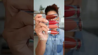 *Swatches* Labiales mate de larga duración cómodos y que no resecan