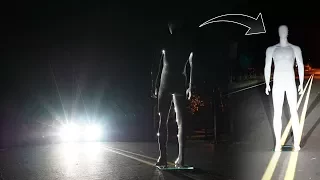 stopping a truck on clinton road with a mannequin... (part 1 of 2) *MUST WATCH*