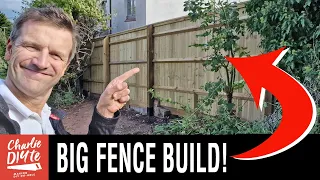 Closeboard Fence Build
