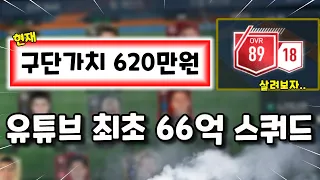 '무과금' 유저 계정에서 66억 TP 가지고 오버롤 최대 몇까지 오를까?! ㅋㅋ 피파모바일