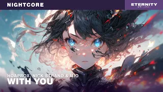 Nightcore - WITH YOU (NGẪU HỨNG) (Lyrics)