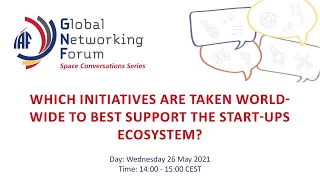 Which initiatives are taken worldwide to best support the start-ups ecosystem?