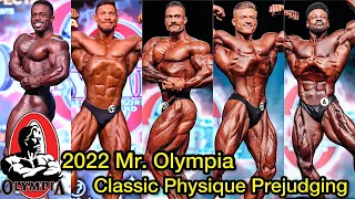 2022 Mr. Olympia - Classic Physique Prejudging - CBum vs Ramon Dino?