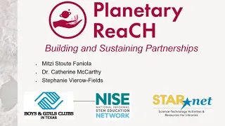 Planetary ReaCH Partnerships Webinar