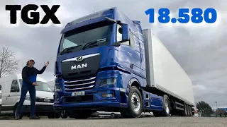 New MAN TGX 18.580 Full Tour & Test Drive