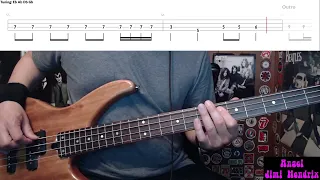 Angel by Jimi Hendrix - Bass Cover with Tabs Play-Along
