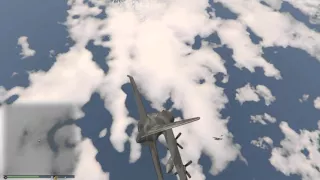 This hapens when you fly into the end of the map (GTA 5)