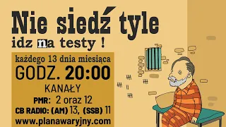 LIVE #231 - Testy łaczności kryzysowej - środa 13 września 2023 godz. 20.00