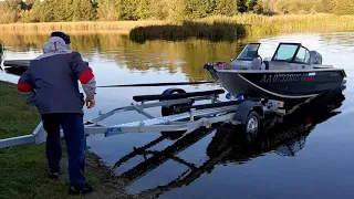 Забираем Волжанку 46 фиш с воды.