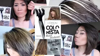 How to do Highlights at Home! DIY Highlight Colorista Kit by Loreal Paris REVIEW