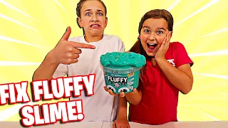 FIX THIS STORE BOUGHT FLUFFY SLIME CHALLENGE! | JKREW