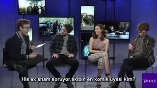 Maze Runner Labirent Dylan O'Brien Kaya Thomas Sangster Kaya Scodelario Röportajı Part1 [TR Altyazı]