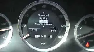 Mercedes Interior/Exterior Lighting Delay and Surround Lights