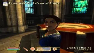 Let's play Oblivion part 29 - main quest (Defence of Bruma part2)