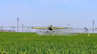 Crop Dusting - Air Tractor 802 - Muleshoe, Tx