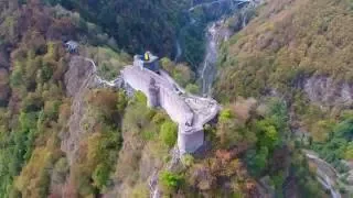 Cetatea Poenari - Adevarata cetate a lui Vlad Tepes - filmare cu drona