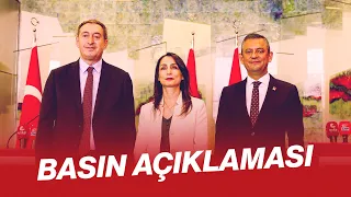 CHP GENEL BAŞKANI ÖZGÜR ÖZEL - TÜLAY HATİMOĞULLARI VE TUNCER BAKIRHAN BASIN AÇIKLAMASI 03/05/2024