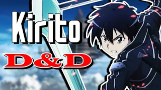 How to build Kirito from Sword Art Online in Dungeons & Dragons