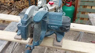 Bosch chopsaw GCM800S stopped working, how to replace carbon brushes