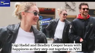 Gigi Hadid and Bradley Cooper beam with happiness as they step out together in NYC | 1 Feb 2024 |