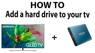 HOW TO: Add a external hard drive to your TV