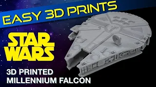 Star Wars 3D Printed Millennium Falcon Card Kit - For Beginners
