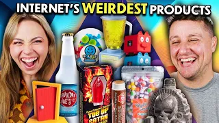 We Try The 12 Most Out Of Pocket Products on The Internet! (Freeze Dried Skittles, Death Whistle)