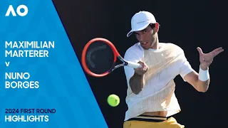 Maximilian Marterer v Nuno Borges Highlights | Australian Open 2024 First Round