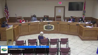 City of Pahokee, FL April 26, 2022 Regular Commission Meeting