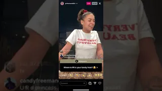 Princess Nokia explaining her ethnicity on an Instagram Live