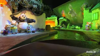 Kung Fu Panda RIDE with Animatronics | Dark Boat Ride | Universal Studios 2024