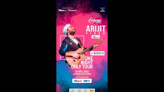 Arijit Singh Live | India Tour 2022-23 | Mumbai |Arijit Singh Live In Concert | One Night Only Tour