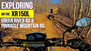 Exploring on the Honda XR150L: Green River Rd & Pinnacle Mtn. Rd (Western NC)