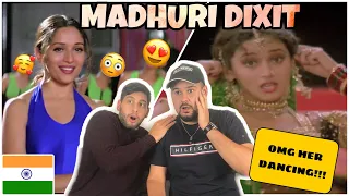 GERMAN Reaction to MADHURI DIXIT Part 2: Anjaam "Chane Ke Khet Mein" & Dil to Pagal hai "Are re Are"