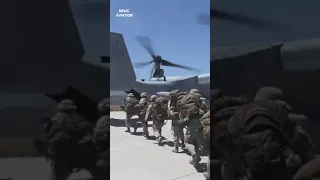 How Troop Movement CH-53 Super Stallions & CV-22 Ospreys