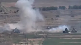 Уничтожение Азербайджанских Танков - Война в Нагорном Карабахе (2020)
