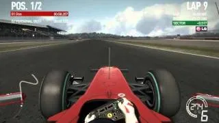 F1 2010 - Silverstone GP (British Grand Prix) gameplay