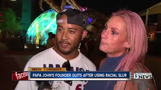 Papa John's founder quits after using racial slur
