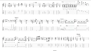 Quiet Riot Metal Health Bang Your Head Guitar Tab Slowed to 75%