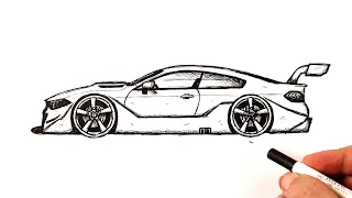 How to draw a BMW easy