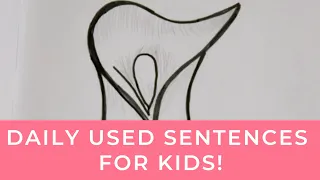 Daily used sentences for kids/Kindergarten/Play school Teachers/English for teachers & Small kids