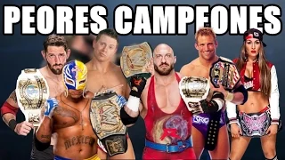 Peores Campeones de WWE