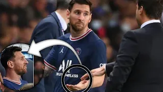 Lionel Messi's Reaction To Being Subbed Off By PSG Coach Mauricio Pochettino Goes Viral