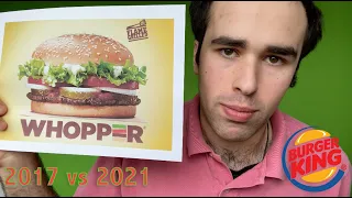 Burger King Whopper Burger 15sec Advert (Google Response Comparison) - 2017 vs 2021