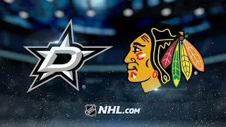 Stars top Blackhawks, clinch playoff berth