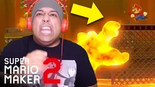 Y'ALL MAKING THESE LEVELS TOO HARD!!! PAUSE!!  [SUPER MARIO MAKER 2] [#03]