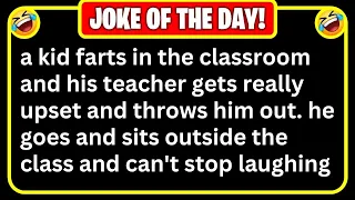 🤣 BEST JOKE OF THE DAY! 🤣 -  Kid farts in class and cant stop laugh  | Funny Daily Jokes