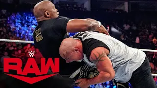 Goldberg takes out The Hurt Business: Raw, Oct. 4, 2021